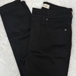 Madewell Women's Black Curvy Skinny Jeans